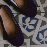 Bailarina Azul marino serraje