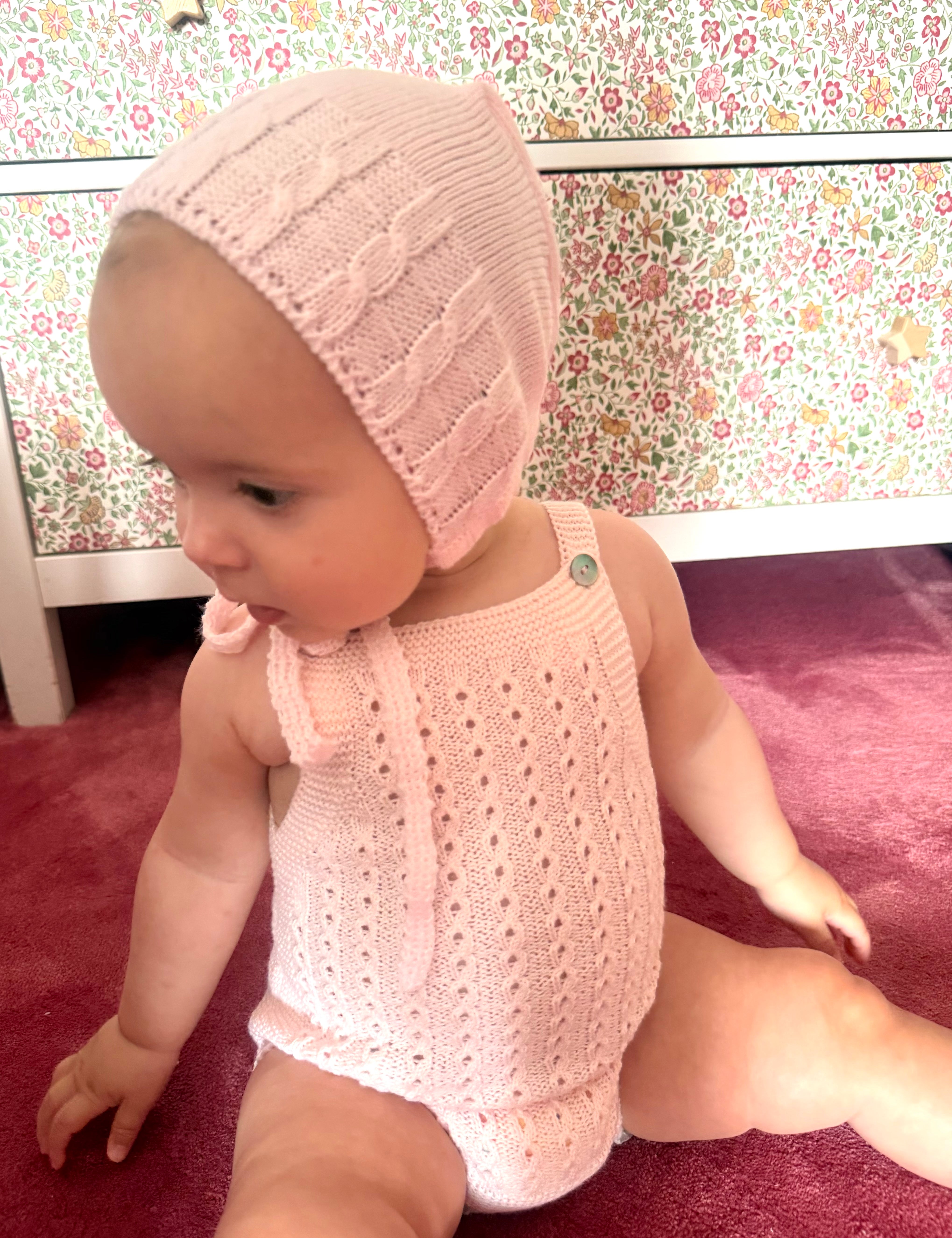 Ranita trenzada Rosa bebé