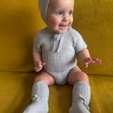 Pelele trenzado m/c Gris