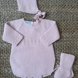Conjunto invierno Rosa empolvado