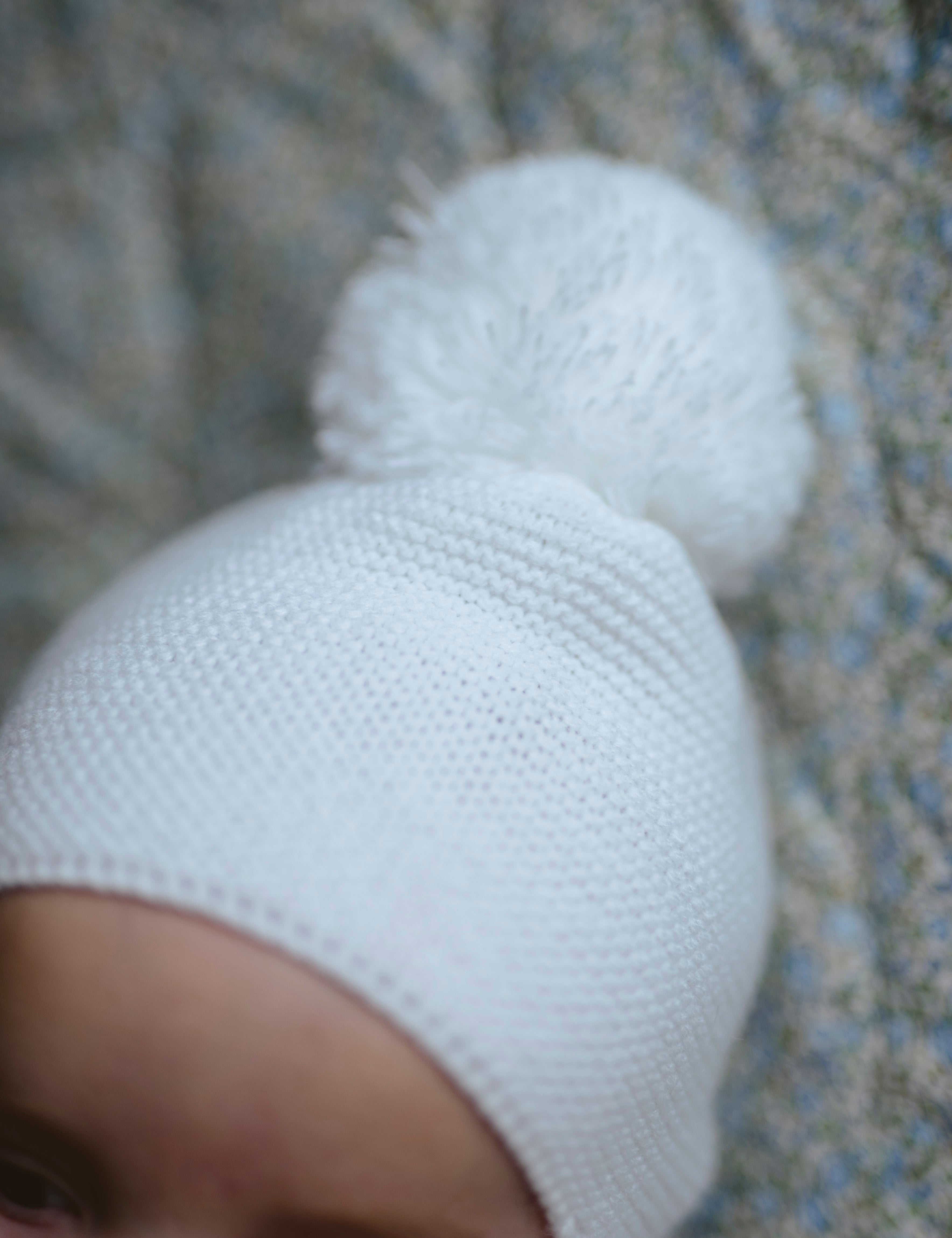 Capota pompón Blanco