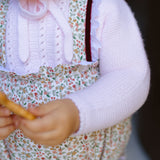 Jersey trenzado Rosa bebé