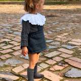 Calcetín ochos antracita